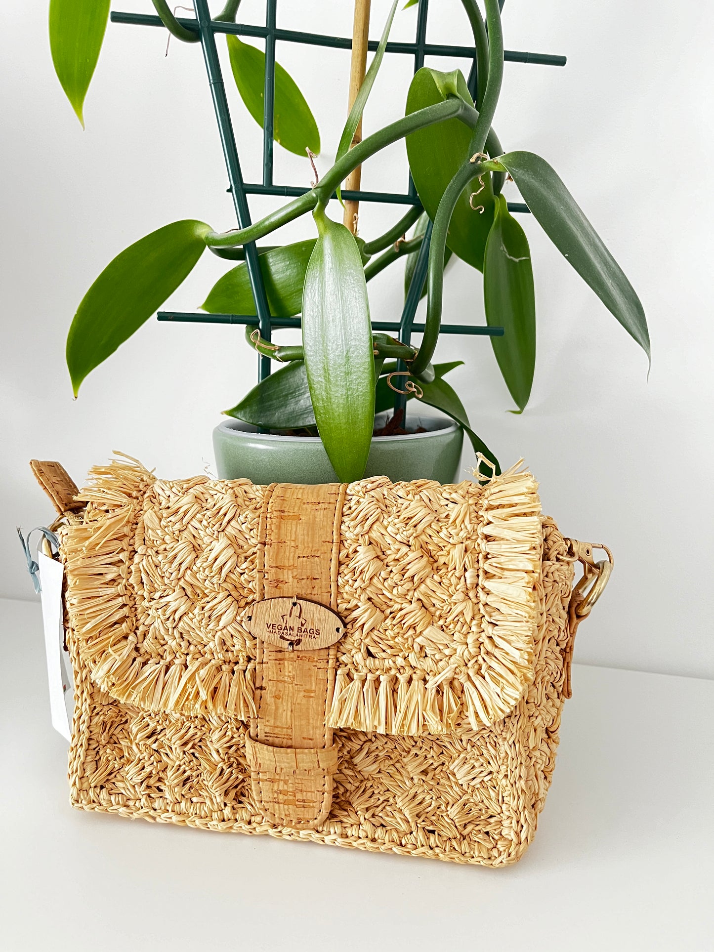 Sac à main "Vegan Bags" en raphia