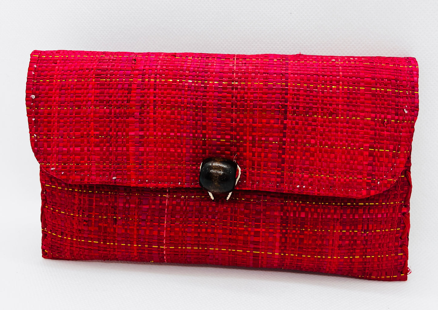 Pochette rouge XL avec lanière
