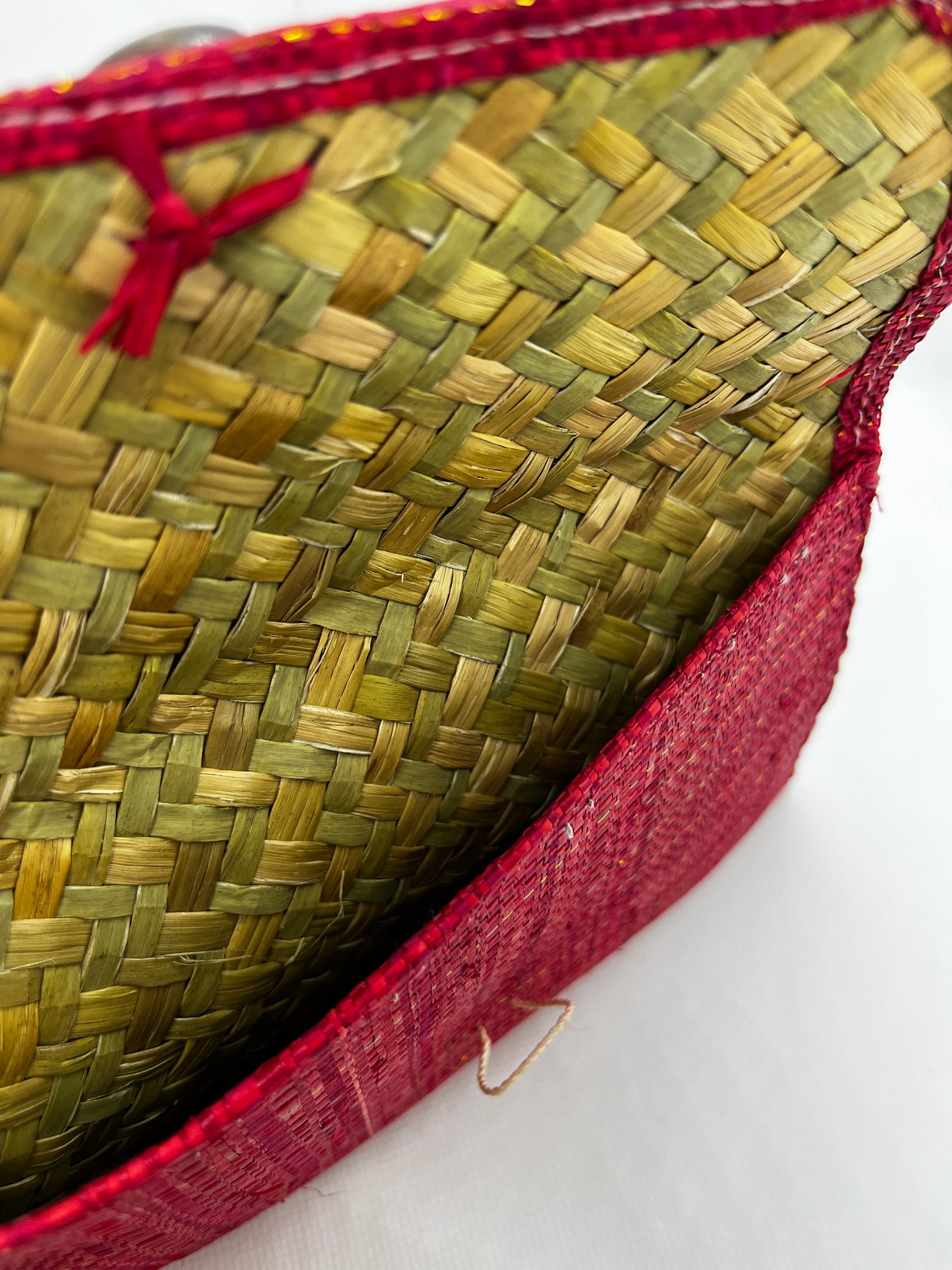 Pochette rouge XL avec lanière