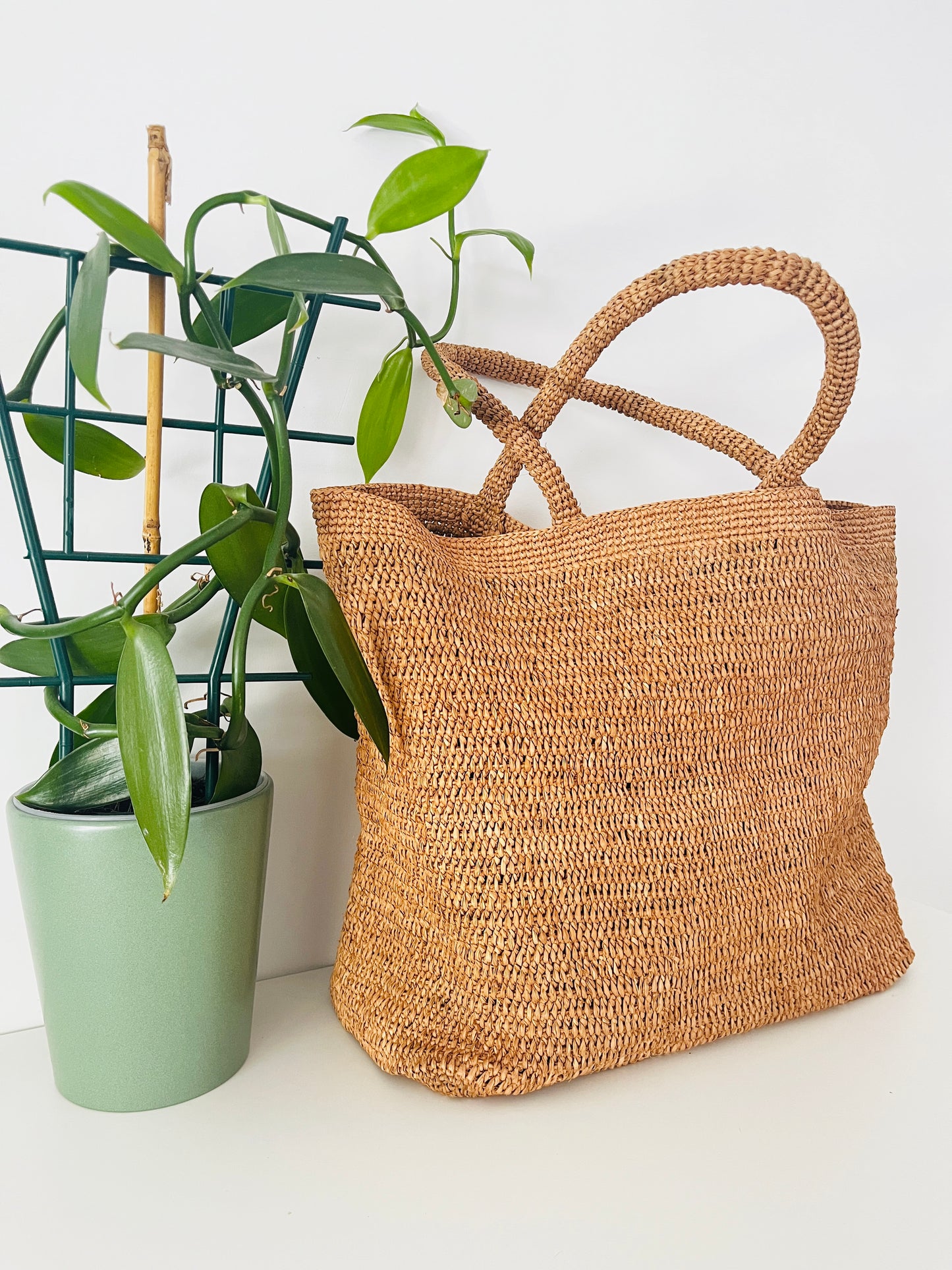 Sac Cabas en raphia naturel
