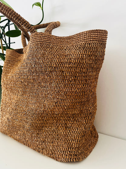 Sac Cabas en raphia naturel